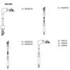 MAZDA ZE0618140 Ignition Cable Kit